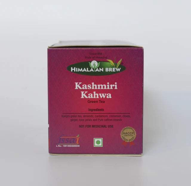 Himalayan Brew – Kashmiri Kahwa Green Tea Bags (25 Bags)