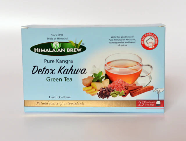 Himalayan Brew – Detox Kahwa Green Tea Bags (25 Bags)