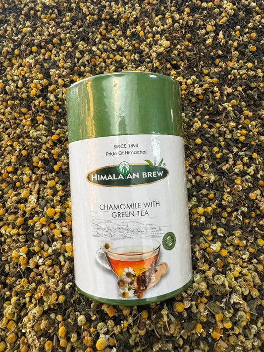 Himalayan Brew – Chamomile Green Tea (90g Loose Leaf)