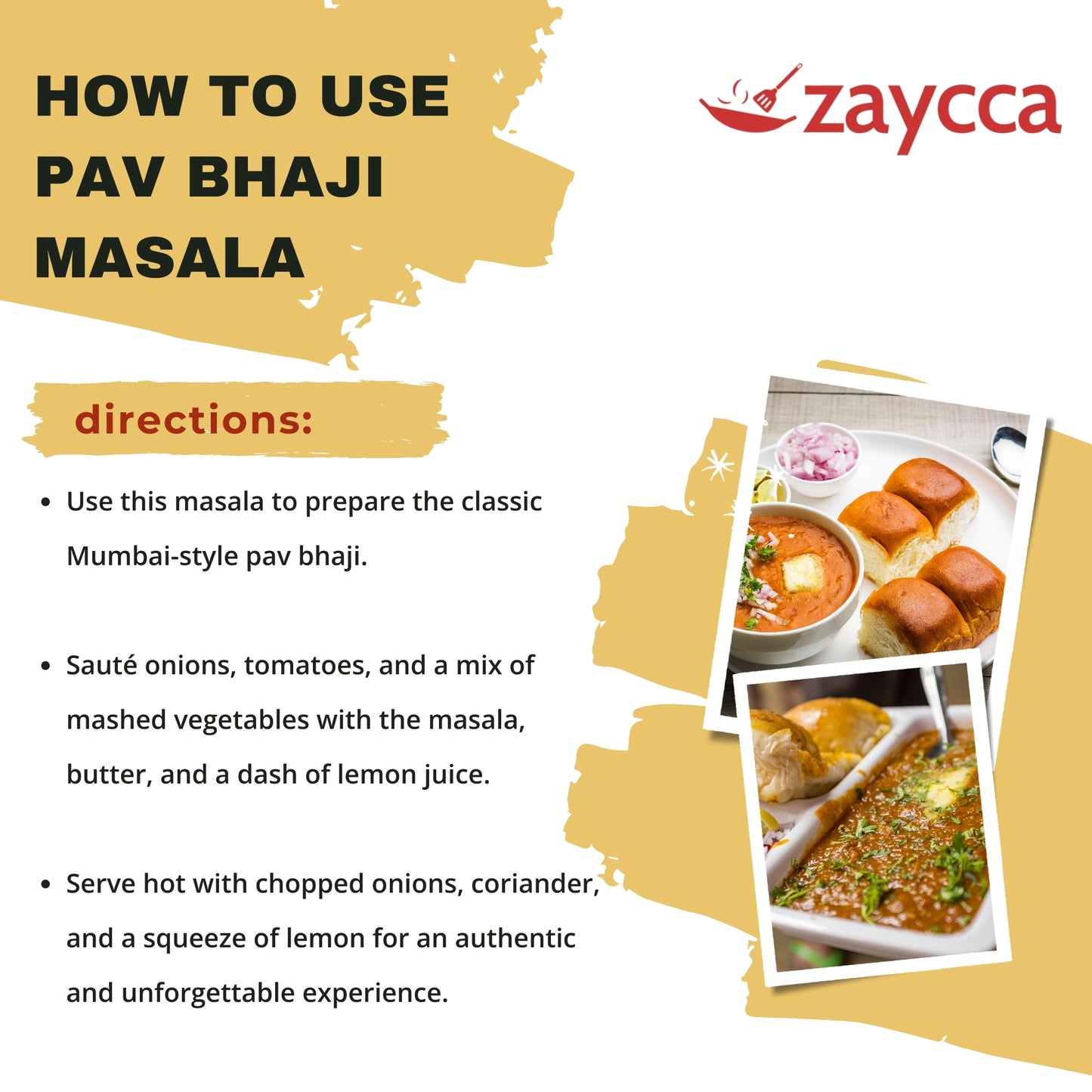 Zaycca Pav Bhaji Masala | पाव भाजी मसाला