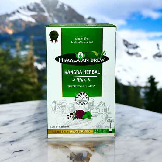Himalayan Brew – Tulsi Herbal Green Tea Bags (25 Bags)
