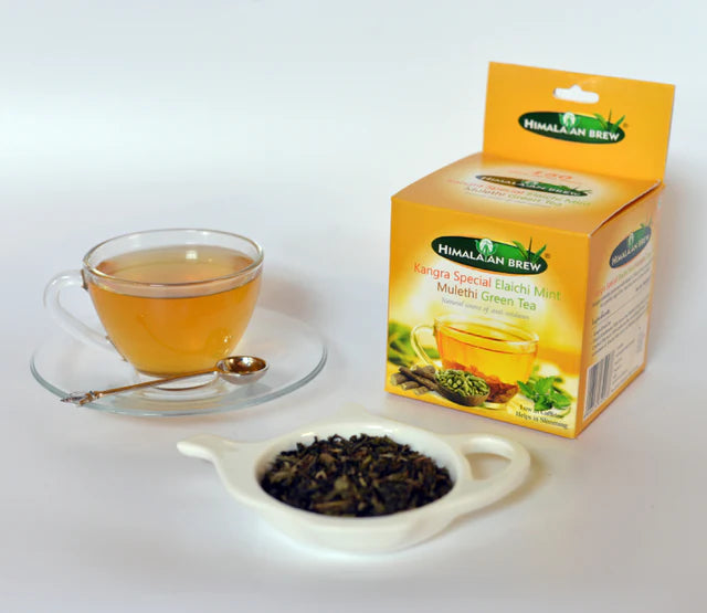 Himalayan Brew – Elaichi Mint Mulathi Green Tea (150g Loose Leaf)