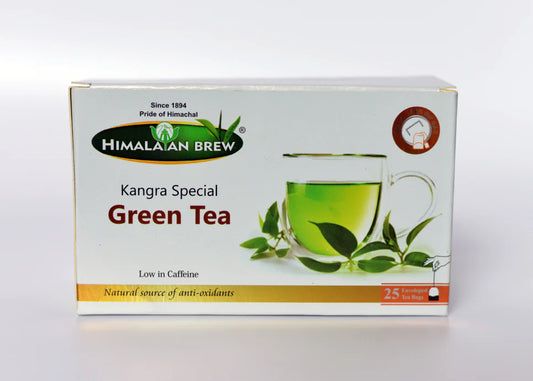 Himalayan Brew – Kangra Special Green Tea Bags (25 Bags)
