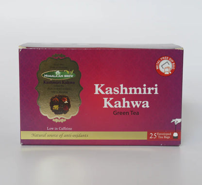 Himalayan Brew – Kashmiri Kahwa Green Tea Bags (25 Bags)