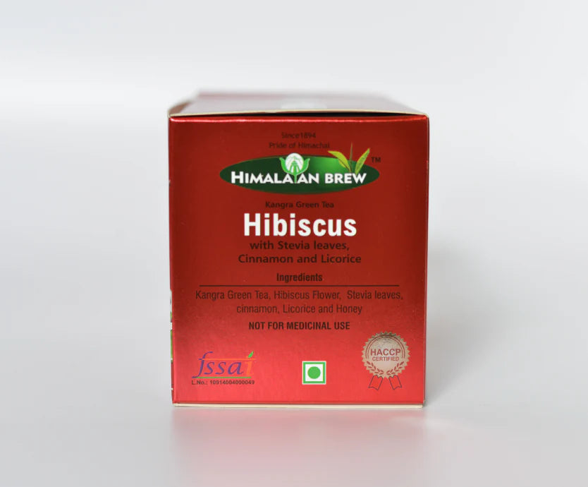 Himalayan Brew – Hibiscus Green Tea Bags (25 Bags)