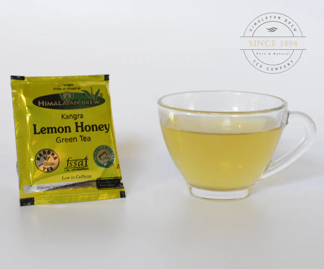 Himalayan Brew – Kangra Lemon Honey Green Tea Bags (25 Bags)