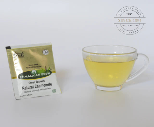 Himalayan Brew – Kangra Special Chamomile Green Tea Bags (25 Bags)