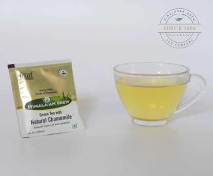 Himalayan Brew – Kangra Special Chamomile Green Tea Bags (25 Bags)