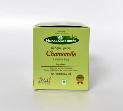 Himalayan Brew – Kangra Special Chamomile Green Tea Bags (25 Bags)