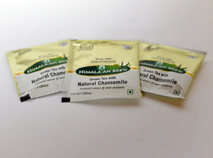 Himalayan Brew – Kangra Special Chamomile Green Tea Bags (25 Bags)
