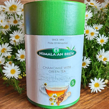 Himalayan Brew – Chamomile Green Tea (90g Loose Leaf)
