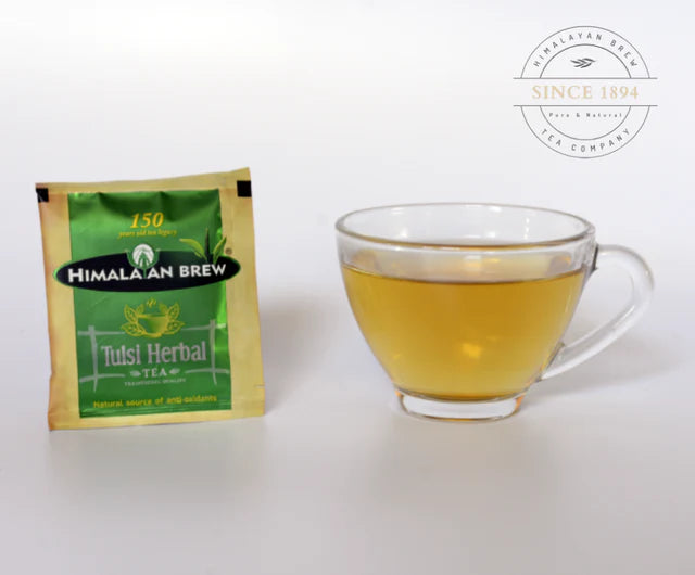 Himalayan Brew – Tulsi Herbal Green Tea Bags (25 Bags)