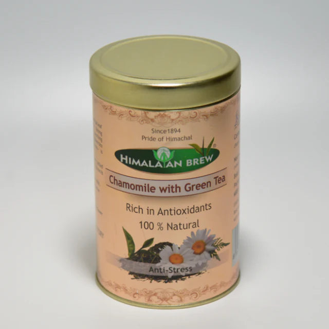 Himalayan Brew – Chamomile Green Tea (90g Loose Leaf)