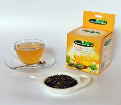 Himalayan Brew – Elaichi Mint Mulathi Green Tea (150g Loose Leaf)